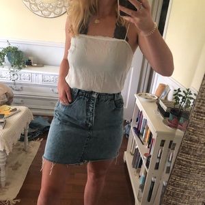 Calvin Klein Jean Skirt Vintage Size 13/14